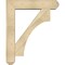 Ekena Millwork Westlake Craftsman Rough Sawn Bracket w/ Offset Brace, Douglas Fir, 8"W x 36"D x 44"H BKT0806X36X44WTL04RDF - alternate 4